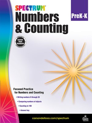cover image of Numbers & Counting, Grades PK--K